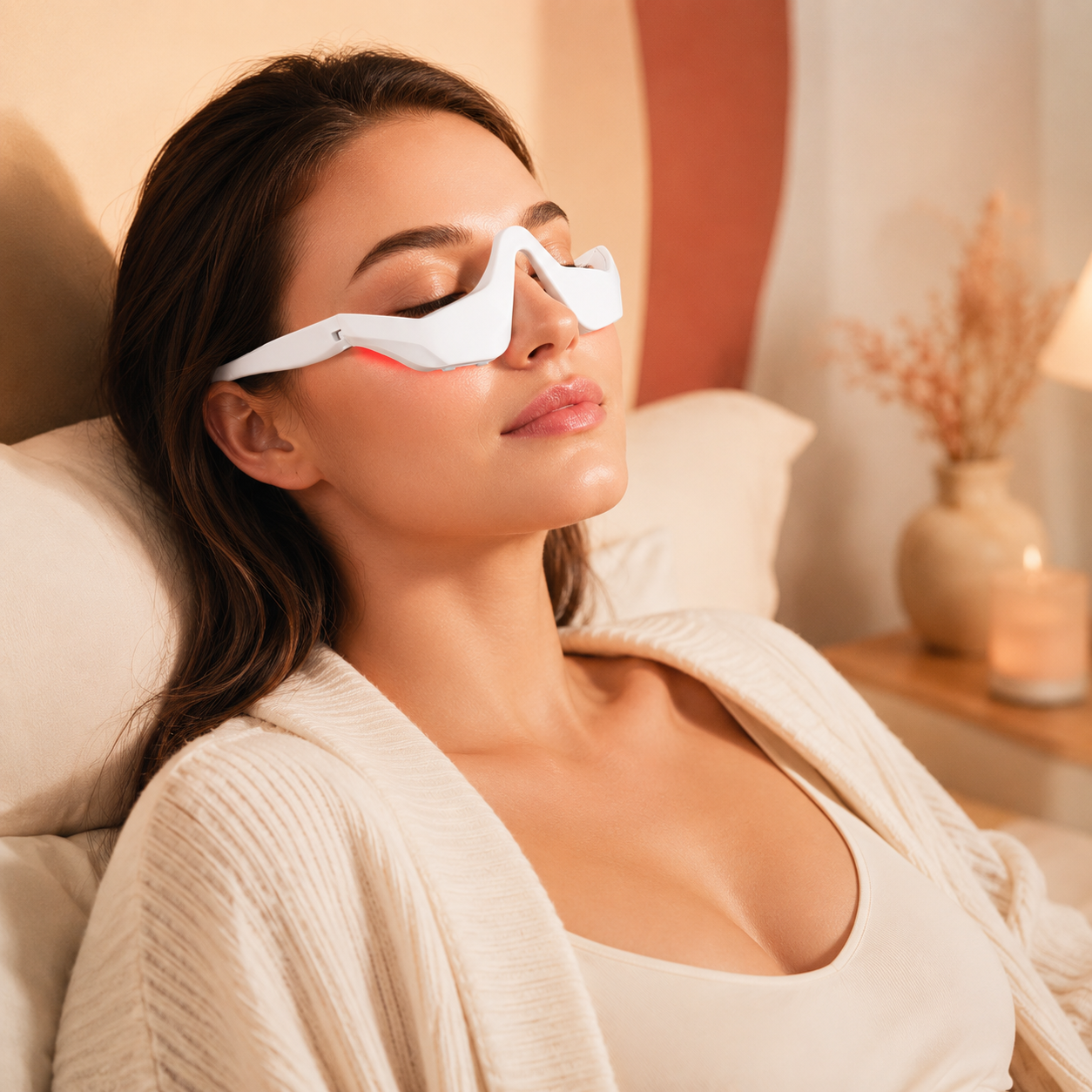Lumyra – Masajeador de Ojos 3D con Luz Roja y EMS
