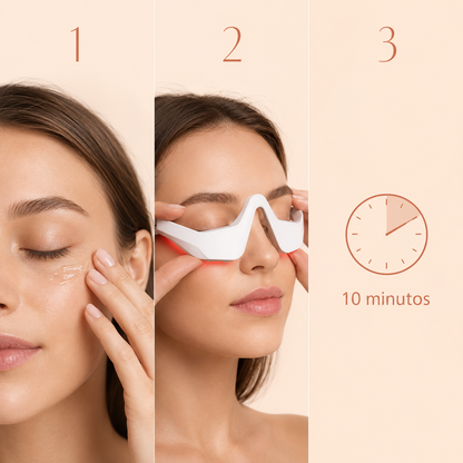 Lumyra – Masajeador de Ojos 3D con Luz Roja y EMS