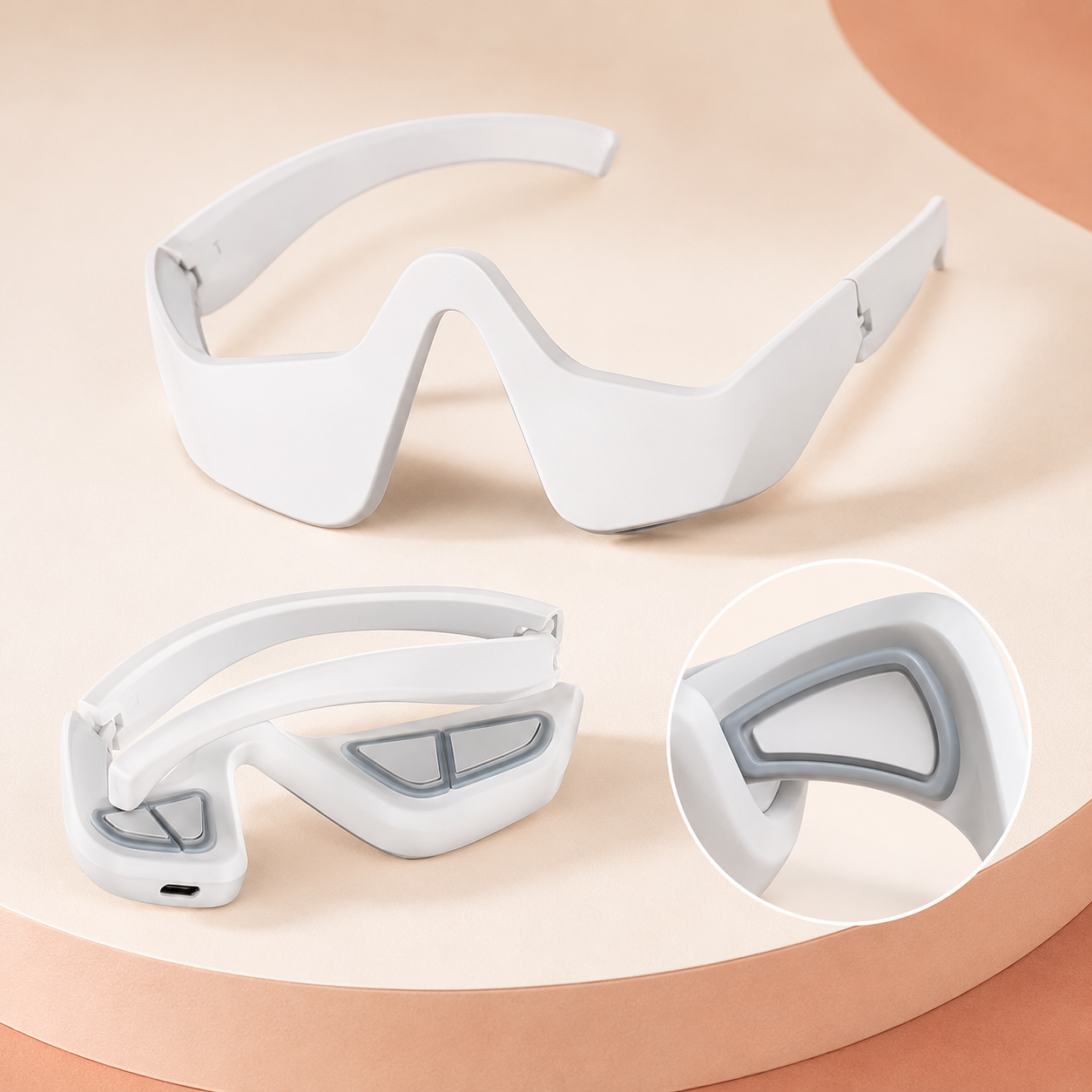 Lumyra – Masajeador de Ojos 3D con Luz Roja y EMS